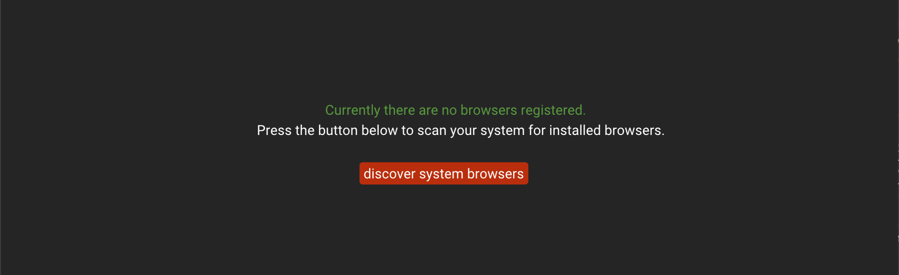 No browsers No browsers
